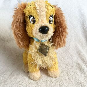 Disney Parks Lady And The Tramp 12” Dog Plush Stuffed Animal Hard Nose